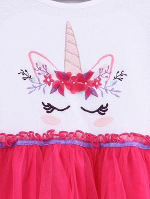 pink cotton frock - 17211346 - Standard Image - 3