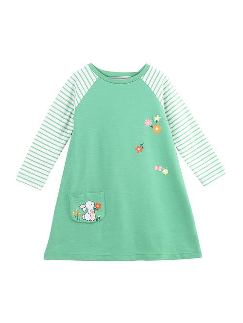 green cotton frock - 17211348 - Standard Image - 1