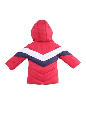 red polyester quilted jackets & coat - 17211354 - Standard Image - 2
