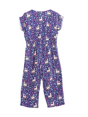 blue cotton full length jumpsuit twin sets & jump suit - 17211357 - Standard Image - 2