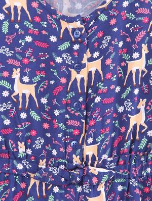 blue cotton full length jumpsuit twin sets & jump suit - 17211357 - Standard Image - 3