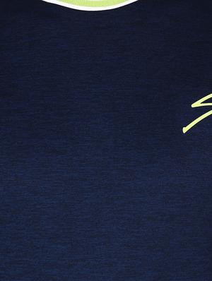 navy blue melange sweatshirt - 17211696 - Standard Image - 5