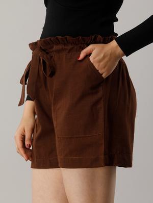 paper bag waist shorts - 17211699 - Standard Image - 2