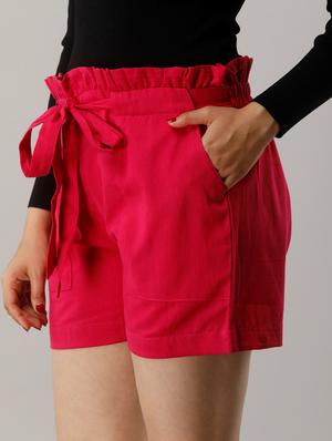 paper bag waist shorts - 17211700 - Standard Image - 2