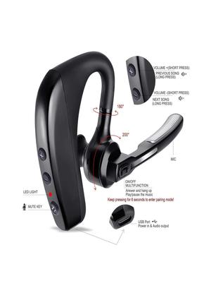 bushwick presents ip68 waterproof bluetooth android smartwatch with black bluetooth headset with mic. - 17211724 - Standard Image - 4