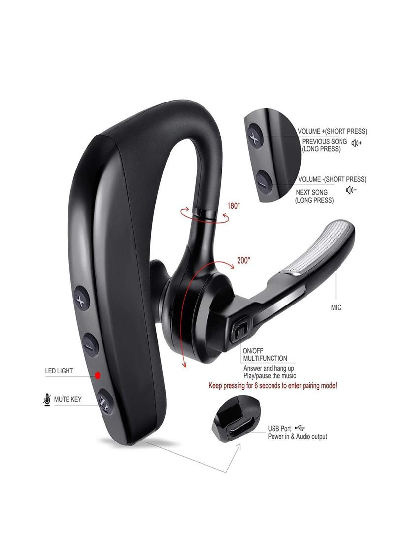 bushwick presents ip68 waterproof bluetooth android smartwatch with black bluetooth headset with mic. - 17211724 - Zoom Image - 4