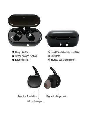 bushwick presents ip68 waterproof bluetooth android smartwatch with pir of wireless tws4 bluetooth headset with mic. - 17211725 - Standard Image - 4