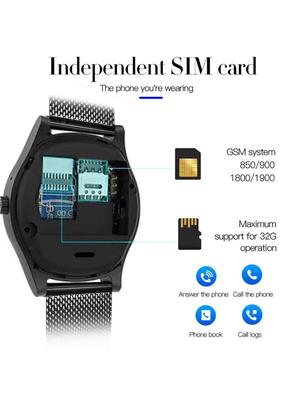 bushwick presents heart rate bluetooth smart watch with black bluetooth headset. - 17211733 - Standard Image - 4