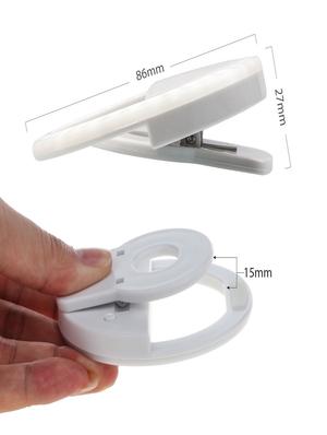bushwick presents bluetooth smart tracker smartwatch with selfie ring light. - 17211737 - Standard Image - 4