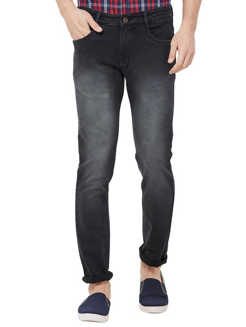 grey light washed denim jeans - 17211804 - Very Small Image - 1