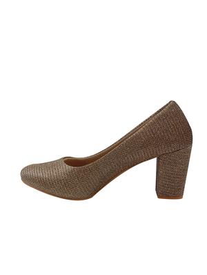 gold slip on pumps - 17212251 - Standard Image - 2