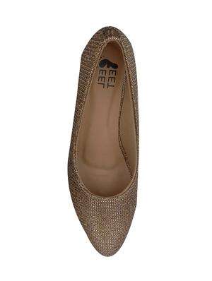 gold slip on pumps - 17212251 - Standard Image - 4