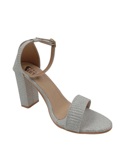 silver ankle strap sandals - 17212252 - Standard Image - 1
