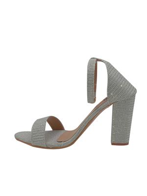silver ankle strap sandals - 17212252 - Standard Image - 2