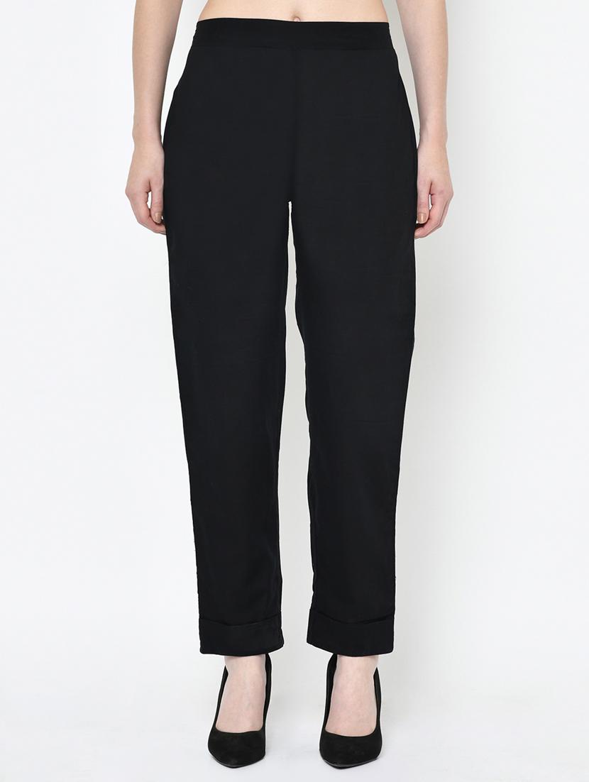 mid rise flat front trouser - 17212286 - Zoom Image - 1