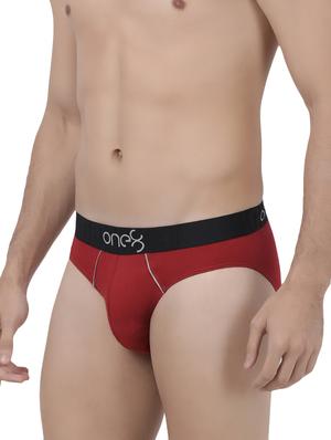 maroon striped hipster brief - 17212508 - Standard Image - 2