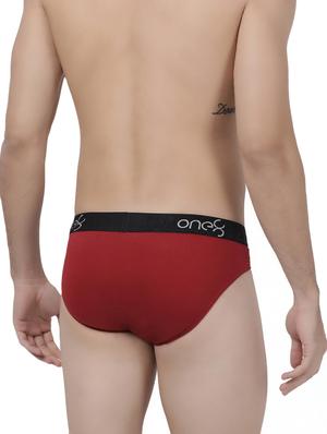maroon striped hipster brief - 17212508 - Standard Image - 3