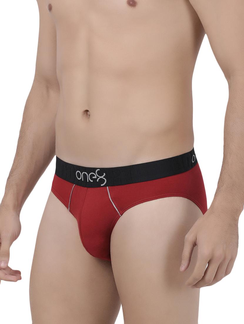 maroon striped hipster brief - 17212508 - Zoom Image - 2