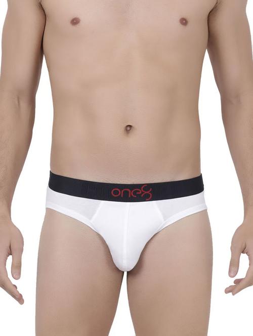 white solid hipster brief - 17212518 - Standard Image - 1