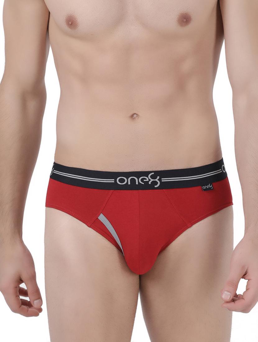 brick red solid hipster brief - 17212541 - Zoom Image - 1