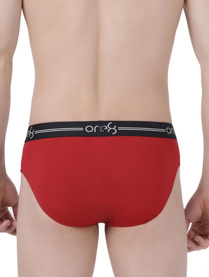 brick red solid hipster brief - 17212541 - Zoom Image - 3
