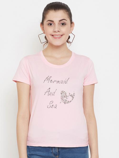 round neck printed tee - 17212641 - Standard Image - 1
