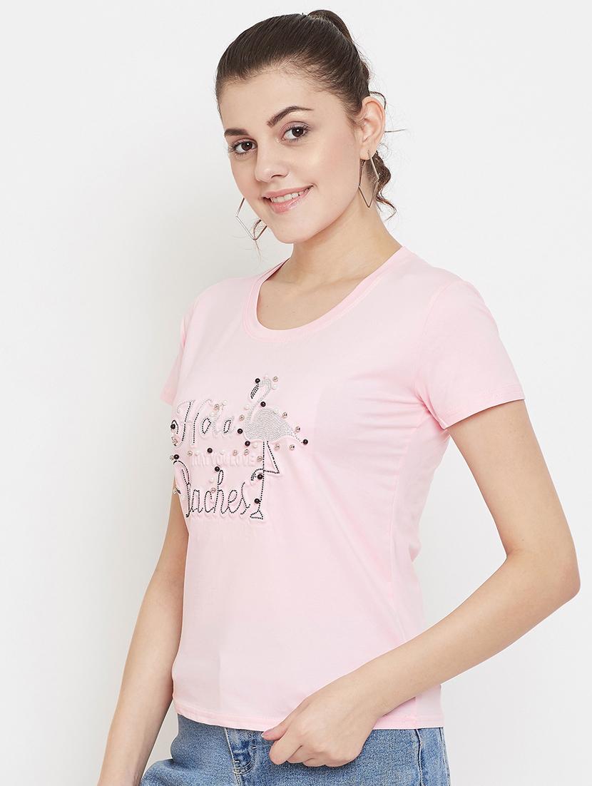 round neck printed tee - 17212653 - Zoom Image - 2