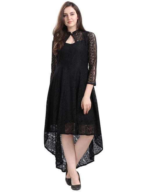 laced asymmetric dress - 17212881 - Very Small Image - 1