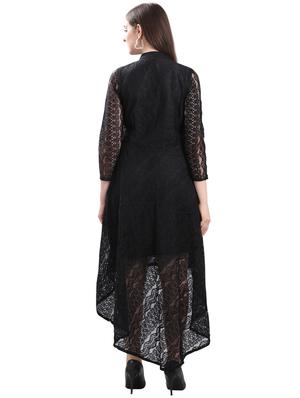 laced asymmetric dress - 17212881 - Standard Image - 3
