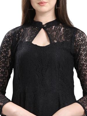 laced asymmetric dress - 17212881 - Standard Image - 4