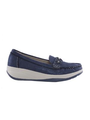 navy slip on loafers - 17212926 - Standard Image - 2