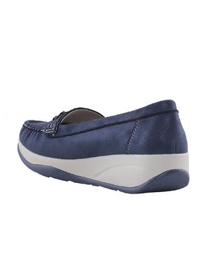 navy slip on loafers - 17212926 - Standard Image - 3