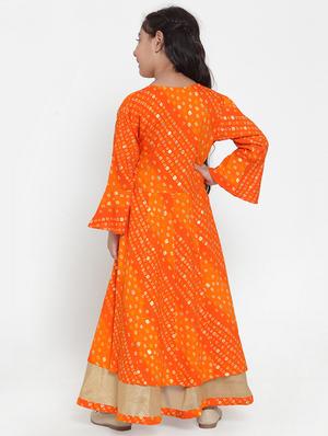 orange rayon suit set - 17213107 - Standard Image - 3