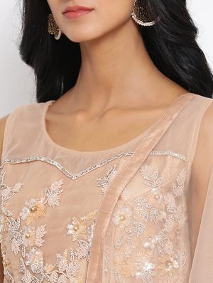 pastel gota work lehenga - 17213111 - Standard Image - 4