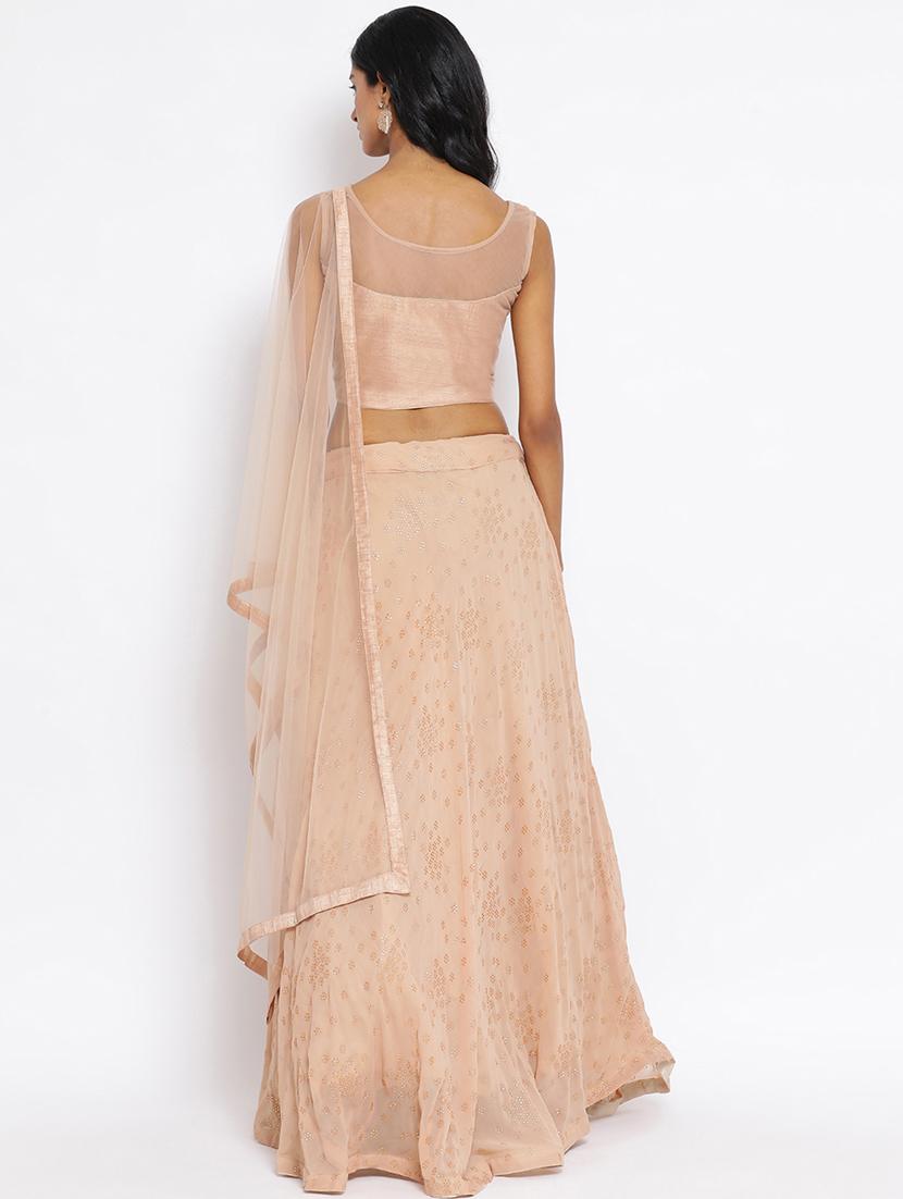 pastel gota work lehenga - 17213111 - Zoom Image - 3