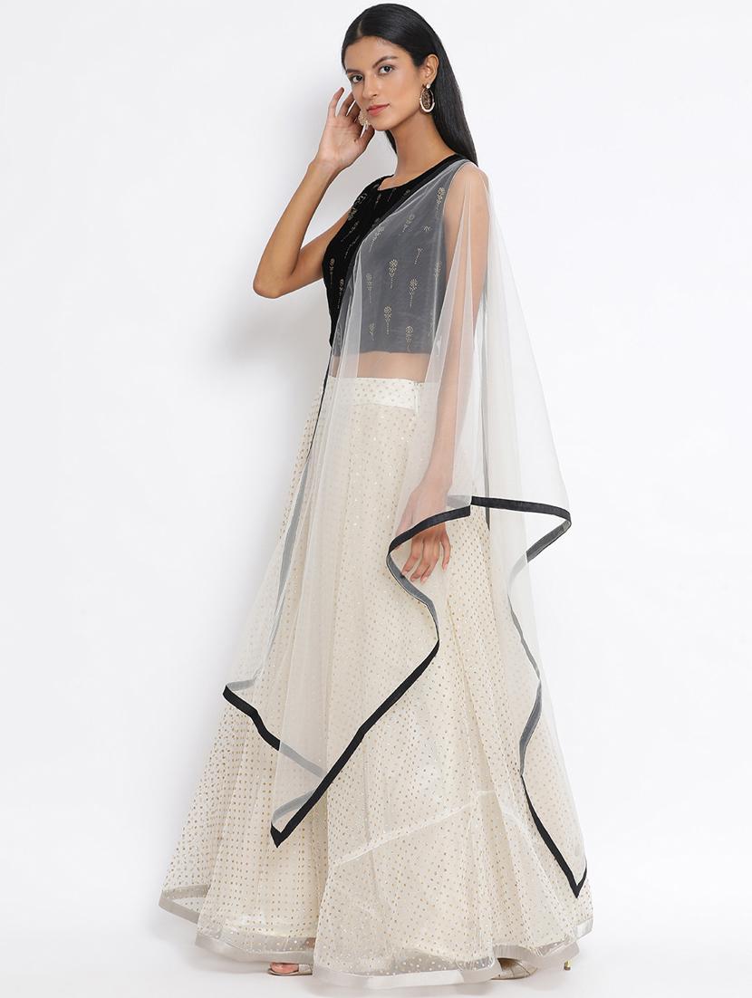 embellished flared lehenga - 17213124 - Zoom Image - 2