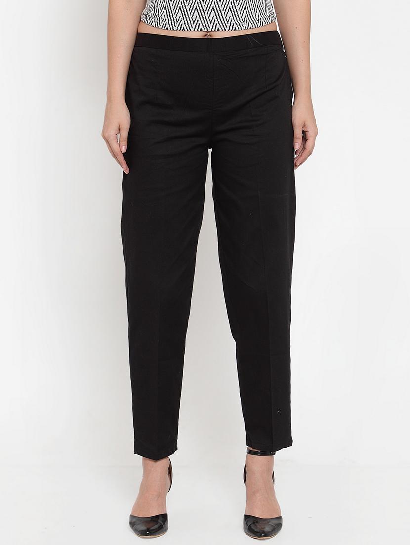 mid rise flat front trouser - 17213225 - Zoom Image - 1