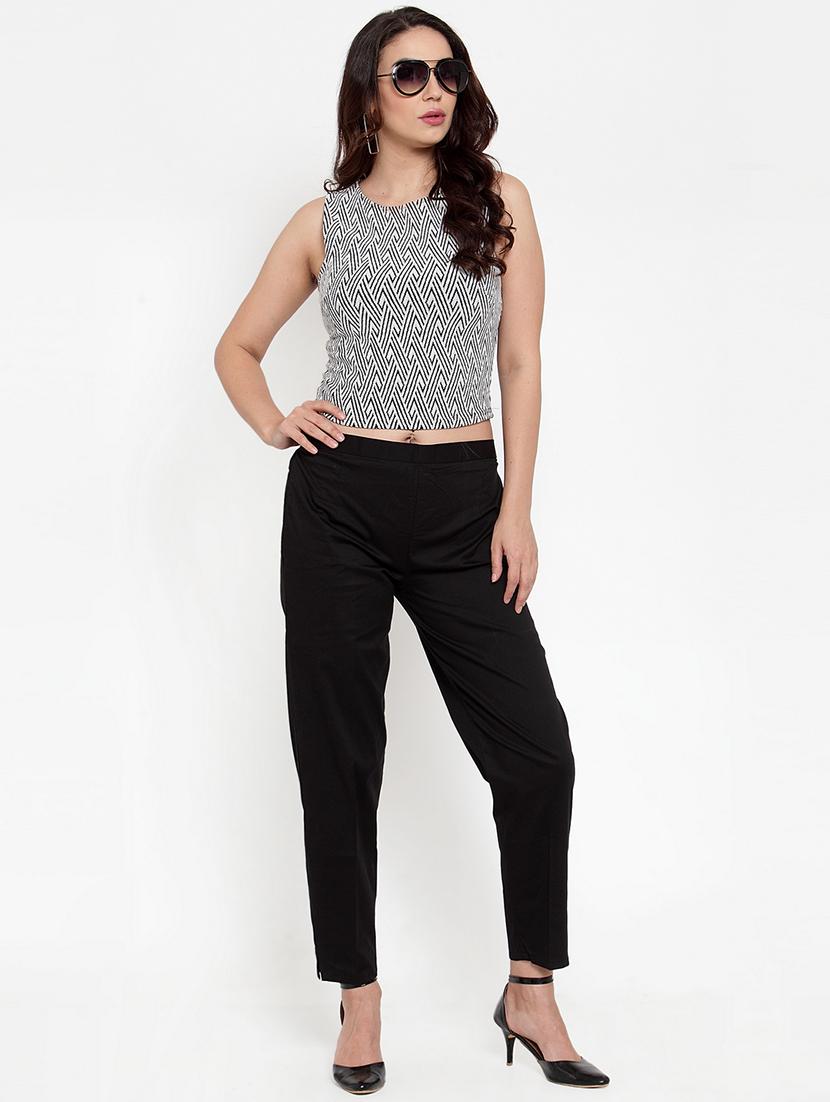 mid rise flat front trouser - 17213225 - Zoom Image - 4