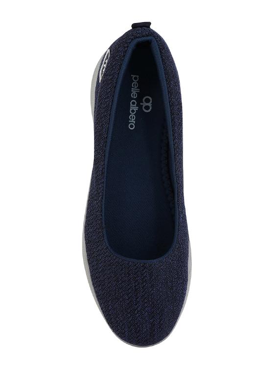 navy slip on casual shoes - 17213330 - Zoom Image - 4