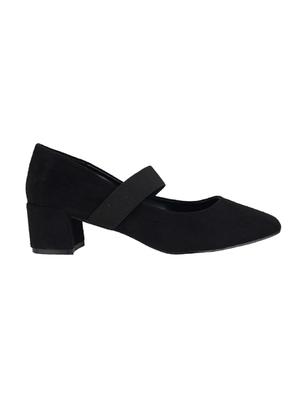black slip on pumps - 17213344 - Standard Image - 2