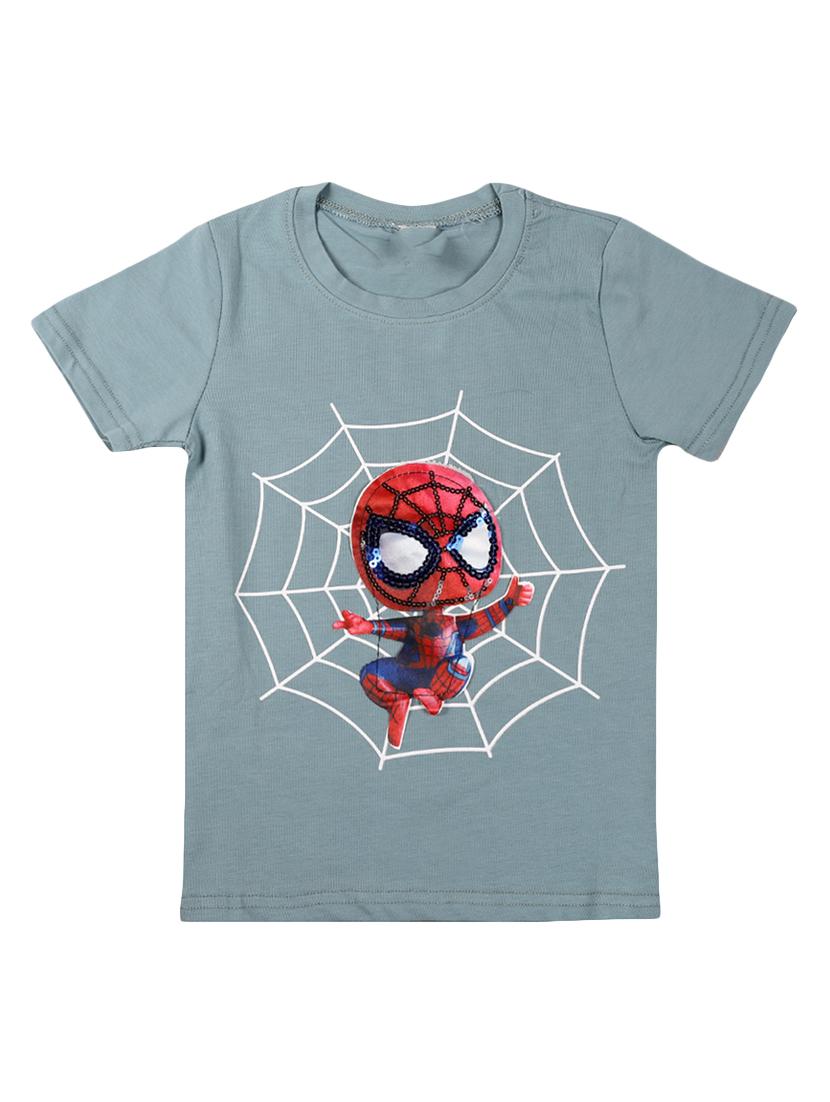 light blue cotton tshirt - 17213497 - Zoom Image - 1