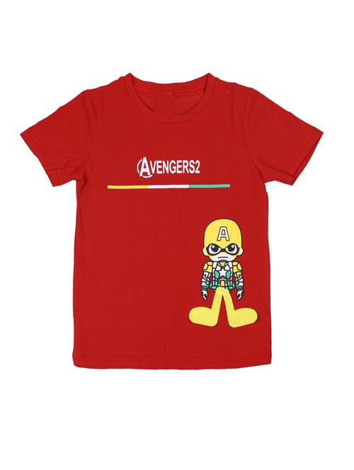 red cotton tshirt - 17213500 - Standard Image - 1