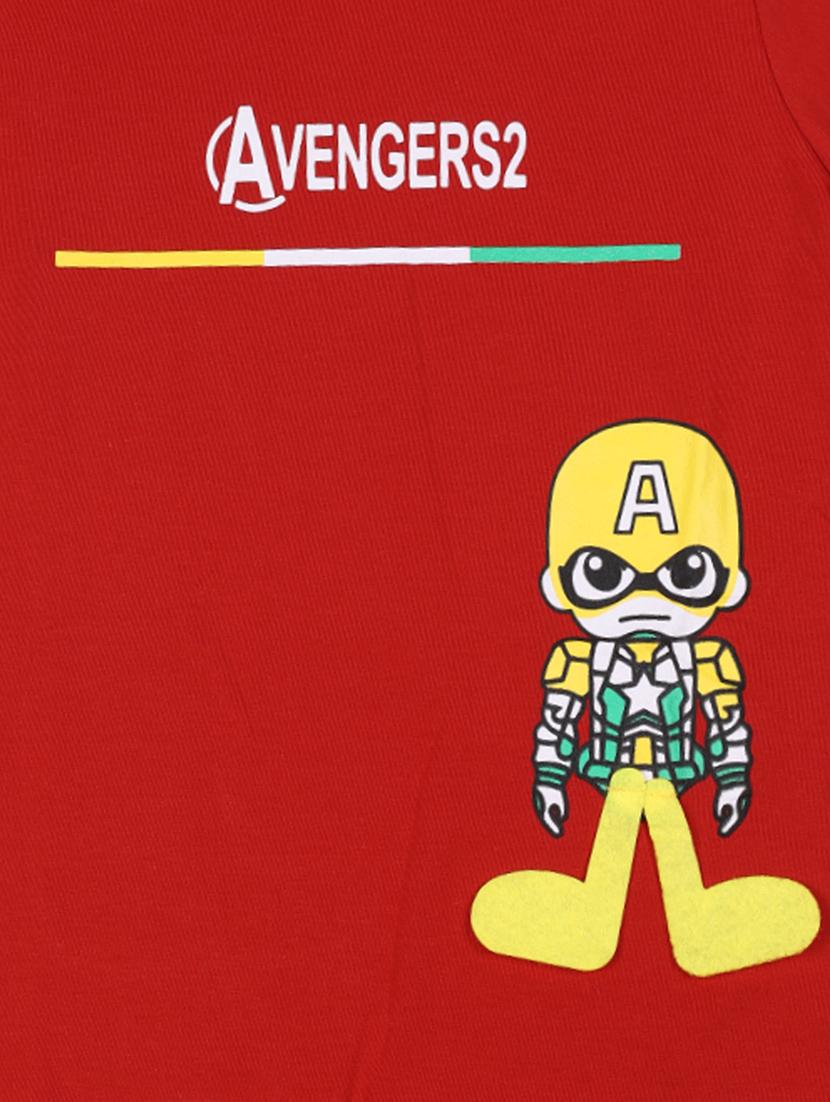 red cotton tshirt - 17213500 - Zoom Image - 3