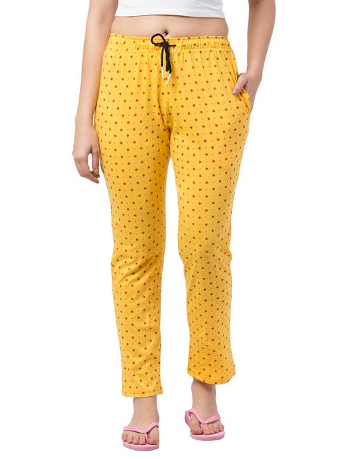 drawstring waist printed pajama - 17213618 - Standard Image - 1