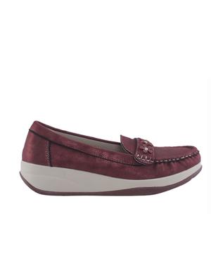 maroon slip on loafers - 17214028 - Standard Image - 2