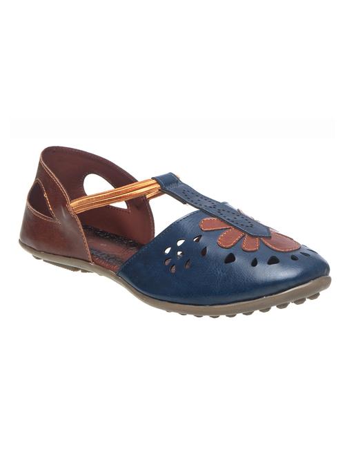 navy slip on sandals - 17214040 - Standard Image - 1