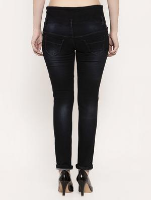 mid rise stone washed jeans - 17214464 - Standard Image - 3