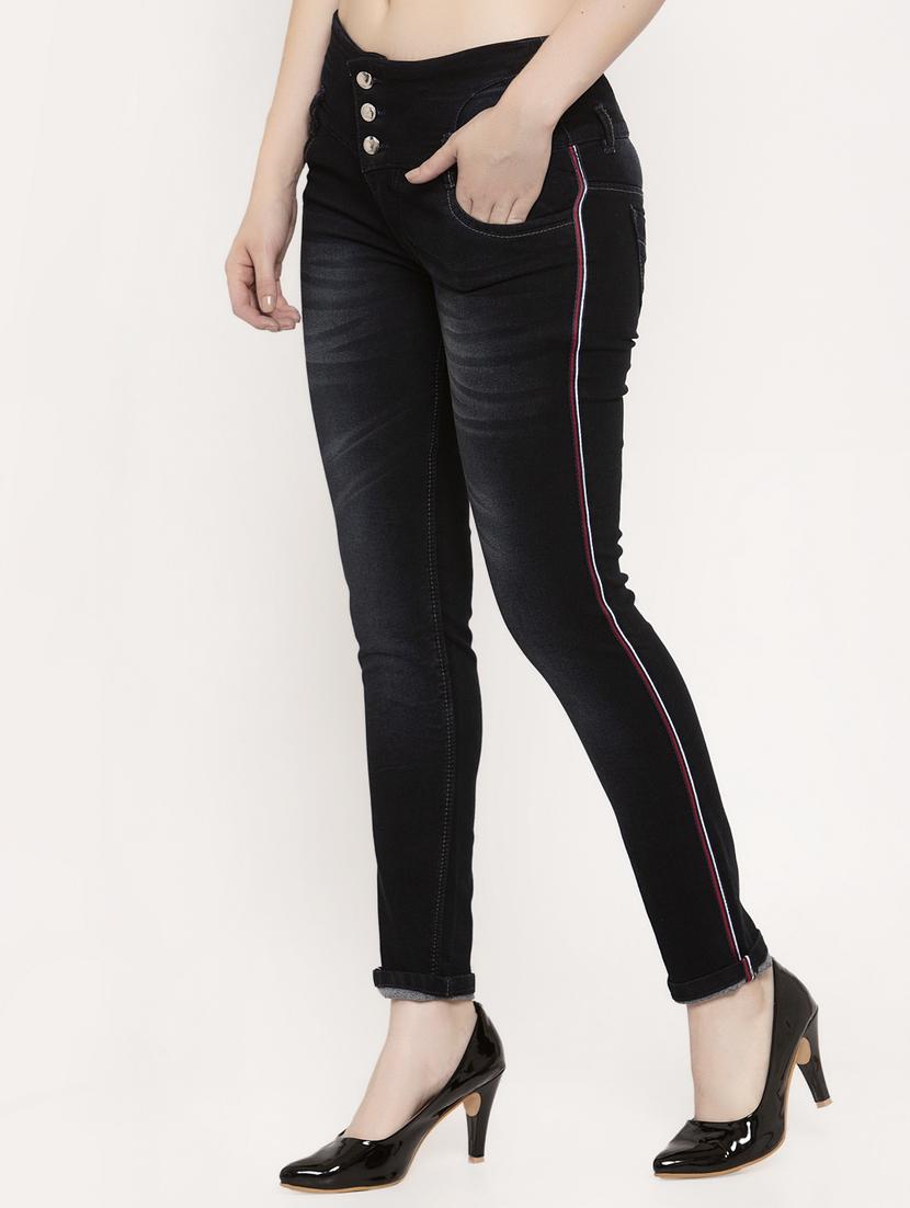 mid rise stone washed jeans - 17214464 - Zoom Image - 2