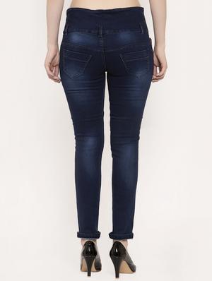 mid rise stone washed jeans - 17214685 - Standard Image - 3