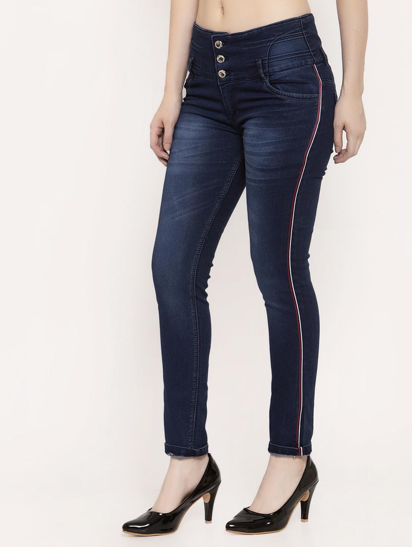 mid rise stone washed jeans - 17214685 - Zoom Image - 2
